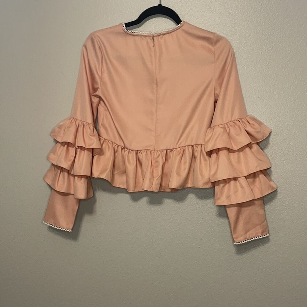 ENDLESS ROSE Tiered Ruffle Blouse Size XS - Picture 10 of 10